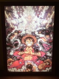 Cadre Lumineux - Luffy Evolution