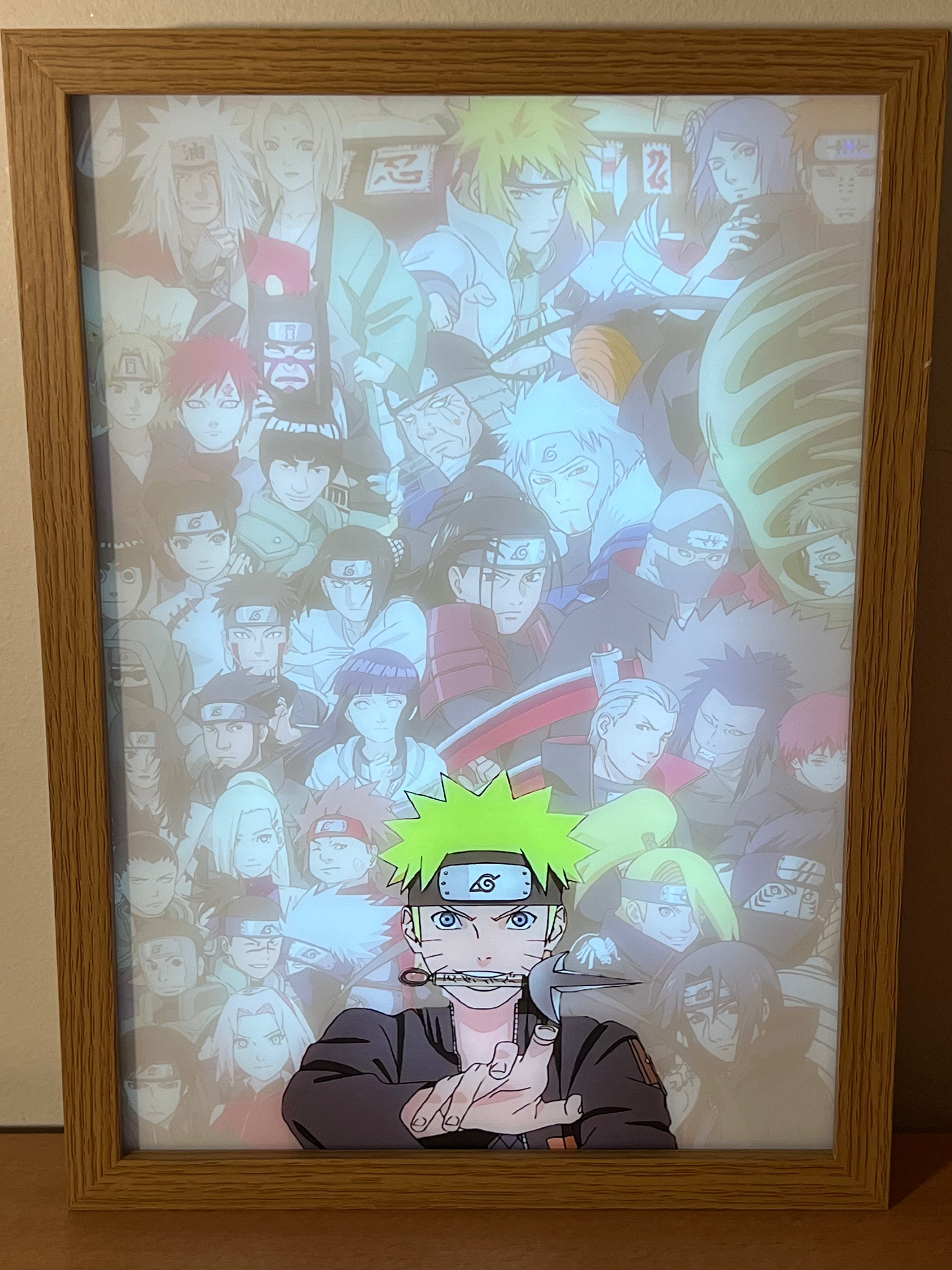 Cadre lumineux - Naruto & co