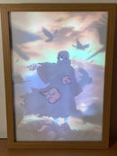 Cadre Lumineux - Itachi et ses corbeaux