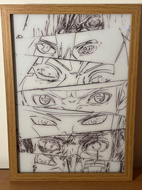 Cadre Lumineux - Naruto Eyes