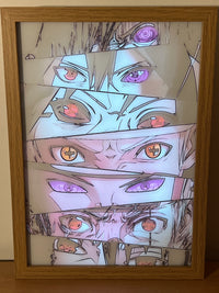 Cadre Lumineux - Naruto Eyes