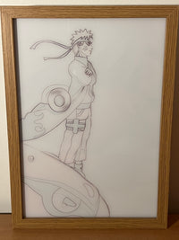 Cadre lumineux - Naruto et Gamabunta
