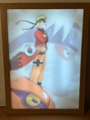 Cadre lumineux - Naruto et Gamabunta