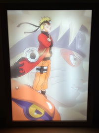 Cadre lumineux - Naruto et Gamabunta